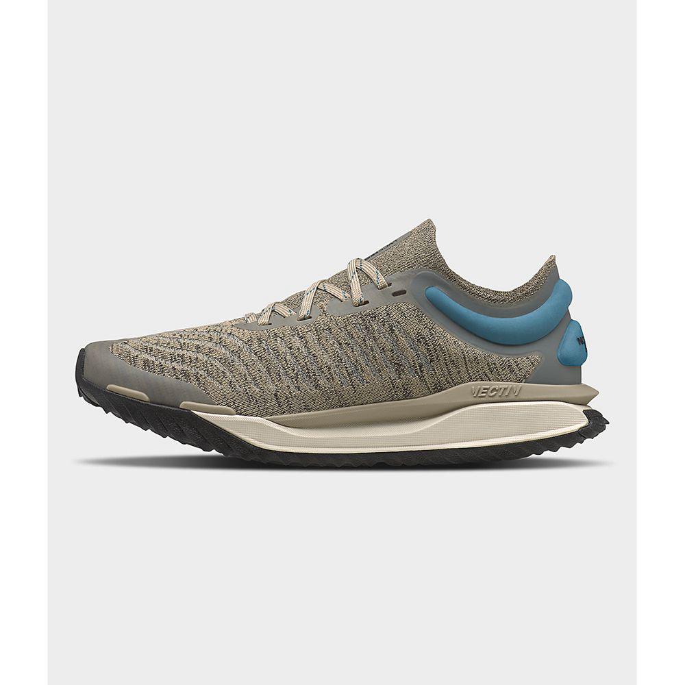 The North Face Vectiv Escape Knit Ανδρικα Ορειβατικα Παπουτσια - Χακί / Μαυρα (IHPS98327)